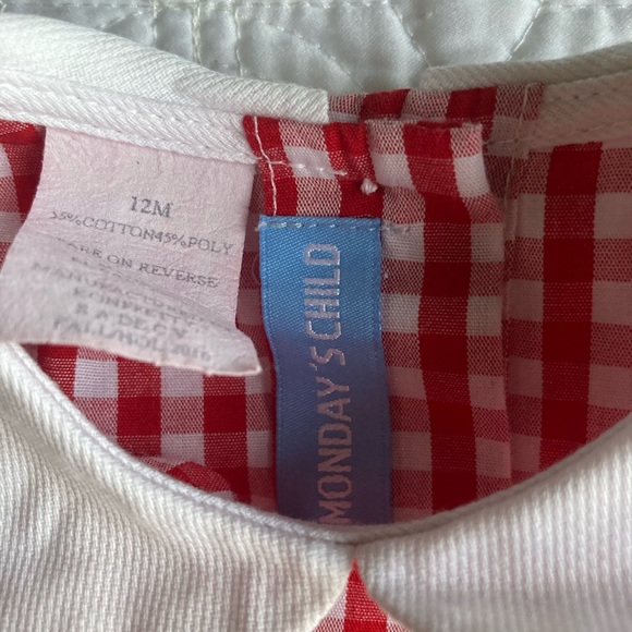 12m Pear Romper- Mondays Child - Picture 3 of 3